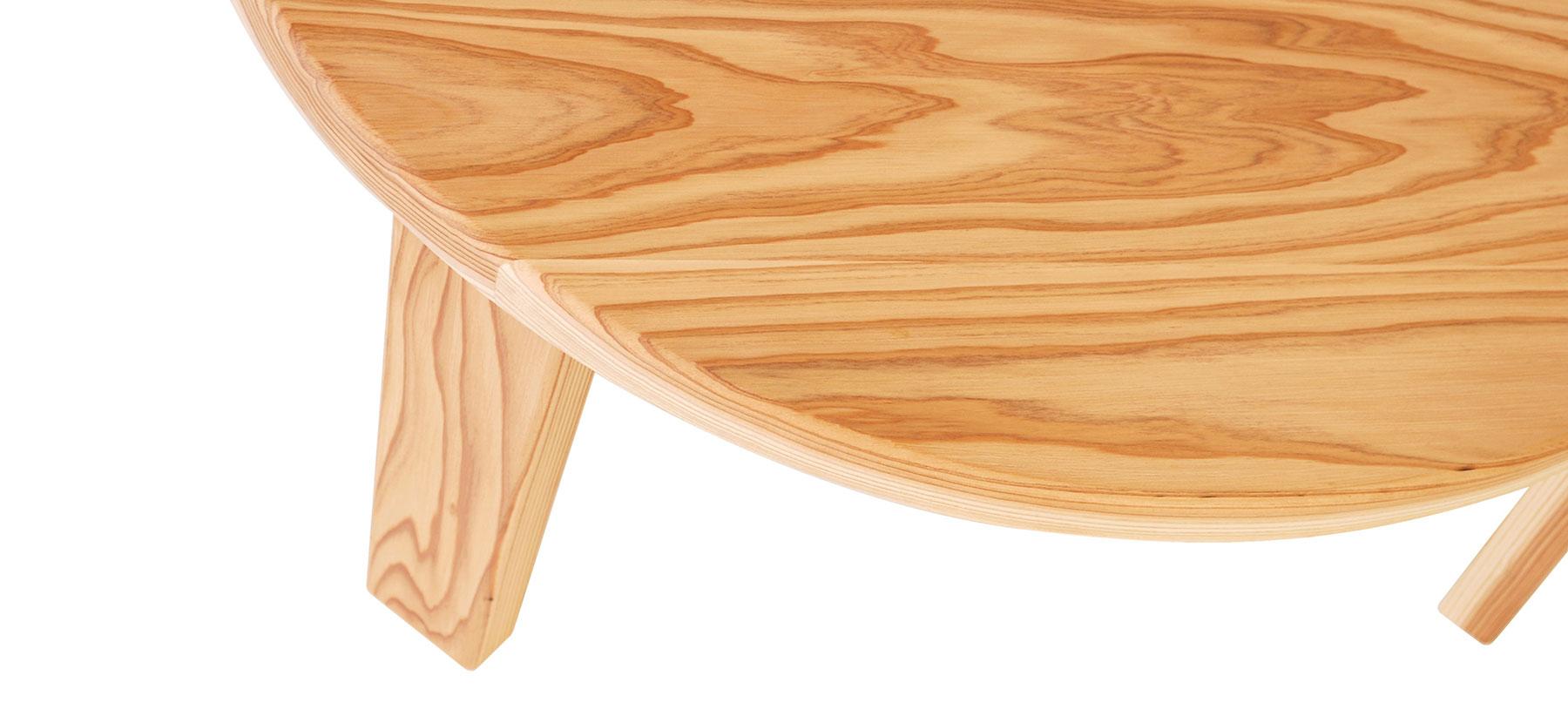 国産杉材の小さなちゃぶ台 丸テーブル センターテーブル